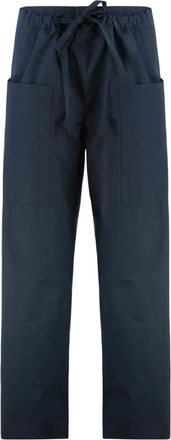 Tod's Dames, Broeken, Blauw, Maat: XS Katoen