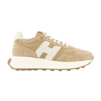 Hogan Beige Sneaker voor dames - Dames - Sneakers - Beige - 38 EU - Schoenen
