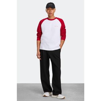 Canada Goose Eon Long Sleeve T-Shirt in Carmine Red at Nordstrom, Size Xx-Large