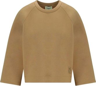 Max Mara Vasto Sweatshirt - Dames - Sweatshirts - Bruin - S - Hoodies & sweatvesten