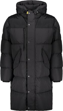 Parajumpers Lange parka met capuchon - Heren - Dons jassen - Zwart - L - Polyester - Jassen