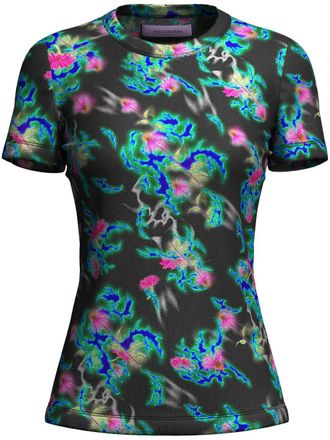 MACCAPANI T-shirt The Skimpy con stampa astratta - Nero