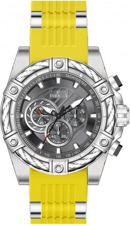 Invicta Bolt 49811 Heren Horloge - Quartz Uurwerk - Roestvrij Staal met grijze Wijzerplaat - 52mm