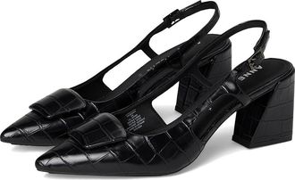 Anne Klein Renetta Womens Shoes Black Croc : 9.5 M, Synthetic