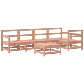 vidaXL Juego De Muebles De Jard&iacute;n 6 Pzas Madera Maciza Abeto Douglas Vidaxl
