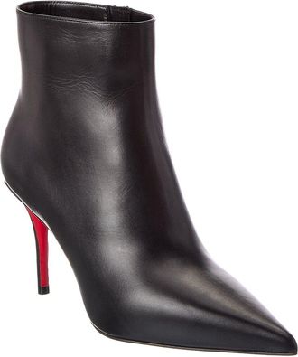 Christian Louboutin Miss Z 90 Leather Bootie