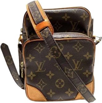 Louis Vuitton Pre-owned Cross Body Bags, male, Brown, Size: ONE SIZE Pre-owned Amazon Monogram Shoulder Bag