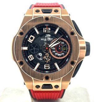 Hublot Pre-owned Hublot Big Bang Unico Chronograph Black Dial Mens Watch 402.OX.0138.WR