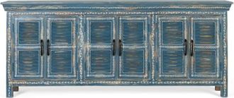 Giner&Colomer Aparador artesanal de 6 puertas en madera de mango