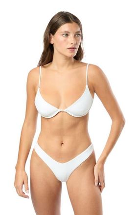 Onia Liana Bikini Top in White at Nordstrom, Size X-Small