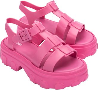 Melissa Ella Ankle Strap Platform Sandal in Pink at Nordstrom, Size 10