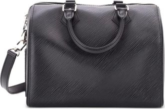 Louis Vuitton Speedy Bandouliere Bag Epi Leather 25 satchel - Zwart