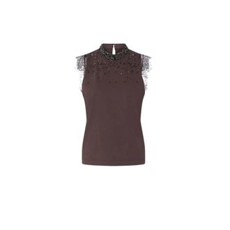 Liu Jo Cf6142 J5923 X0807 NEW Moka - - Tops - Donna - Marrone - L