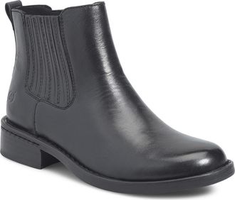 Børn Cici Chelsea Boot in Black Leather at Nordstrom, Size 6.5