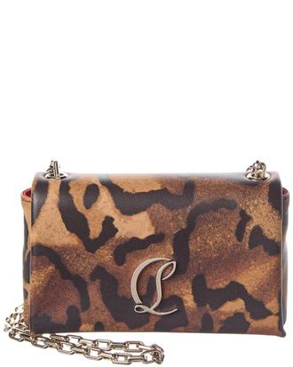 Christian Louboutin Loubi54 Leather Wallet On Chain