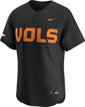 Nike Tennessee Wordmark Nike Mens College Limited Baseball Jersey in Black | UNBB0G7YUTN-0YS