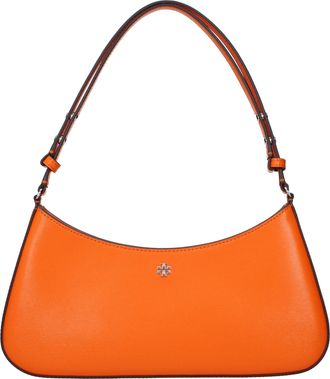 Tory Burch Orange Leather Shoulder Womens Bag