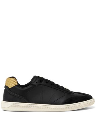 Versace Sneakers met logoplakkaat - Zwart