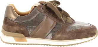 Gabor Sneaker Low - Dames - Sneakers - Bruin - 41 1/2 EU - Leer - Schoenen