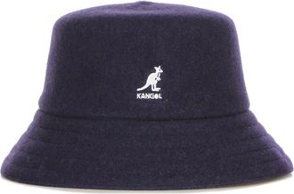 Kangol Navy Wol Bucket Hoed - Heren - Hoeden - Blauw - S - Wol - Accessoires
