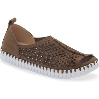 Ilse Jacobsen Tulip 9377 Slip-On Shoe in Chestnut at Nordstrom, Size 11Us