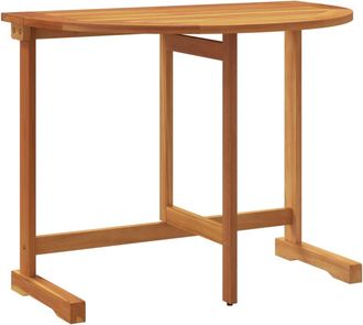 vidaXL Mesa De Balc&oacute;n Plegable Madera Maciza De Acacia 90x60x72 Cm Vidaxl