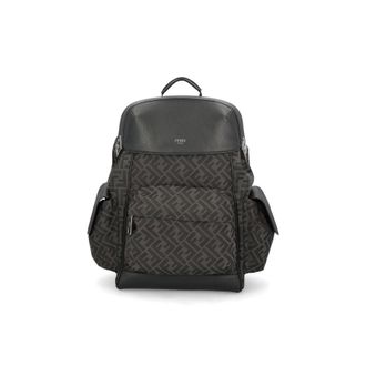 Fendi Ff Jacquard Drive Backpack