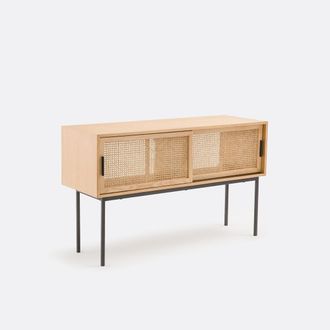 La Redoute Interieurs Dubbel badkamermeubel van riet Waska