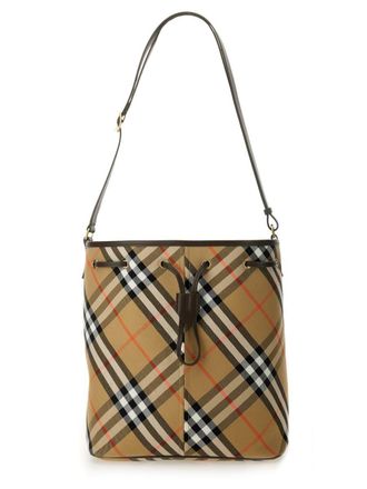 Burberry Check Bucket Bag