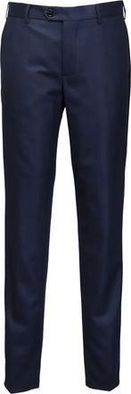 Brunello Cucinelli Pantaloni sartoriali crop - Blu