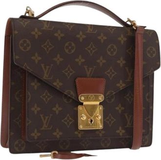 Louis Vuitton Pre-owned Vintage Handtas - Dames - Vintage Handtas - Bruin - ONE Size - Vintage