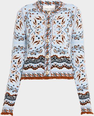 Cara Cara Livi Jacquard Wool-Blend Jacket