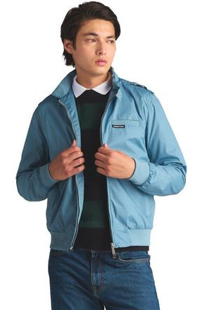 Members Only Classic Iconic Racer Jacket in Slate at Nordstrom, Size Xx-Large