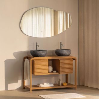 Sklum Conjunto De Mueble De Ba&ntilde;o En Madera De Teca Bradley Sklum