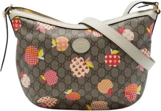 Gucci Pre-owned Vintage Crossbody Bag - Dames - Vintage Schoudertas - Veelkleurig - ONE Size - Leer - Vintage