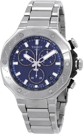 Tissot T-Race Chronograph Quartz Blue Dial Mens Watch T141.417.11.041.00