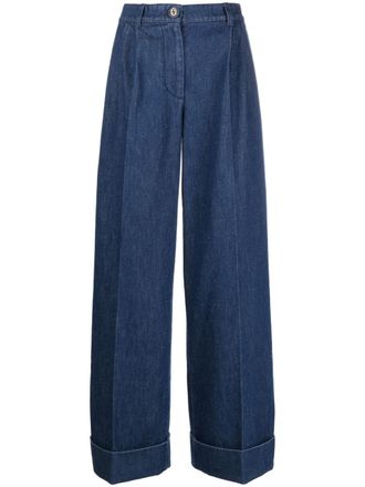 Gucci high-waist wide-leg jeans - Blue