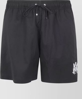 Amiri signature core logo swim trunk shorts
