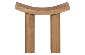 Woood Taburete de madera de dise&ntilde;o H45cm - Madera clara