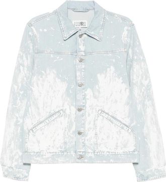 Maison Margiela Paint-splatter Denim Jacket