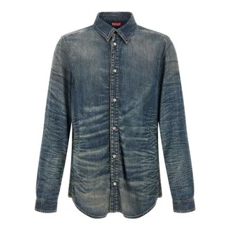 Diesel Hombre, Camisas, Azul, Talla: L