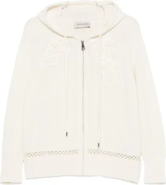 Ermanno Scervino hoodie van wol en kasjmier
