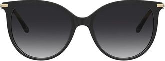Pierre Cardin P.C. 8528/S 807/9O Womens Sunglasses Black Size 55