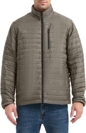 Hawke & Co Rail Water Resistant Quilted Jacket in Morel at Nordstrom Rack, Size X-Large