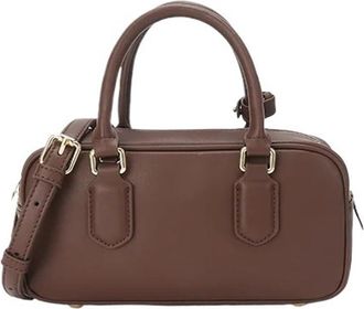 Generic Fashionable Leather Shoulder Bag Womens Crossbody(Coffee)