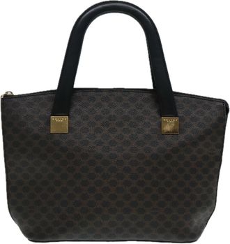 Celine Macadam Brown Canvas Handbag (Pre-Owned)