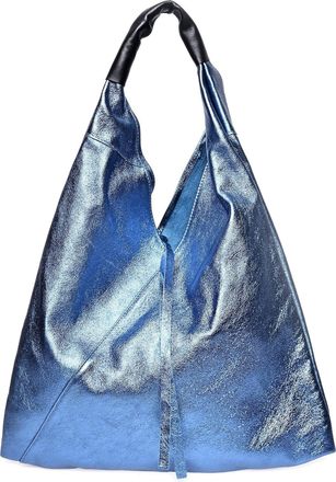 Isabella Rhea Blauw Rundleer Tas