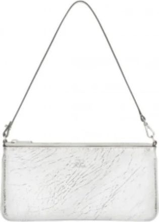 Courr&egrave;ges Pochette - Dames - Schoudertassen - Grijs - ONE Size - Leer - Tassen
