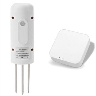 OEM Sensor Inal&aacute;mbrico Inteligente De Humedad Del Suelo Zigbee Con Aplicaci&oacute;n M&oacute;vil Y Monitorizaci&oacute;n En Tiempo Real - Crezuo