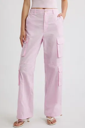 Kulani Kinis Relaxed Cargo Pants in Pocket Pink at Nordstrom, Size X-Small